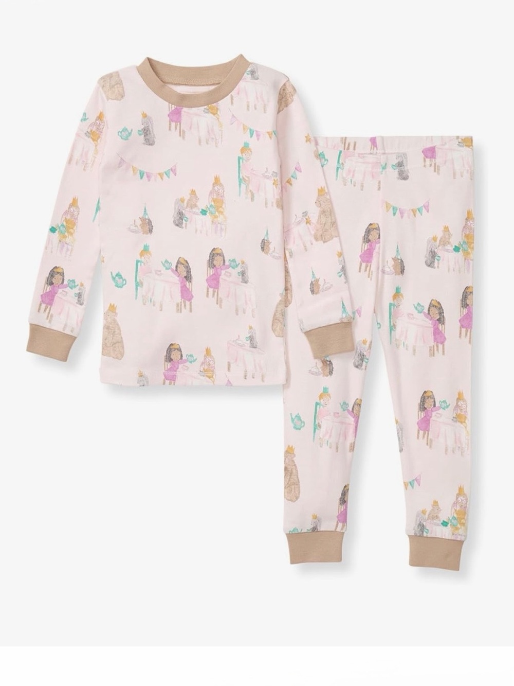 Burt's Bees Baby Organic Cotton 2 Piece Pajamas for Toddler Girls
